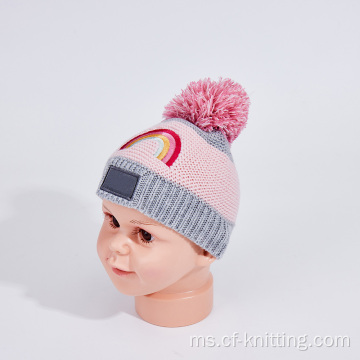 Pengeluar topi beanie bersatu untuk bayi